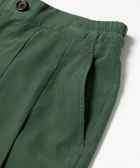MR.OLIVE /T/R POWDER CLOTH / 2TACK WIDE EASY PANTS ミスターオリーブ/T/Rパウダークロス/2タックワイドイージーパンツ